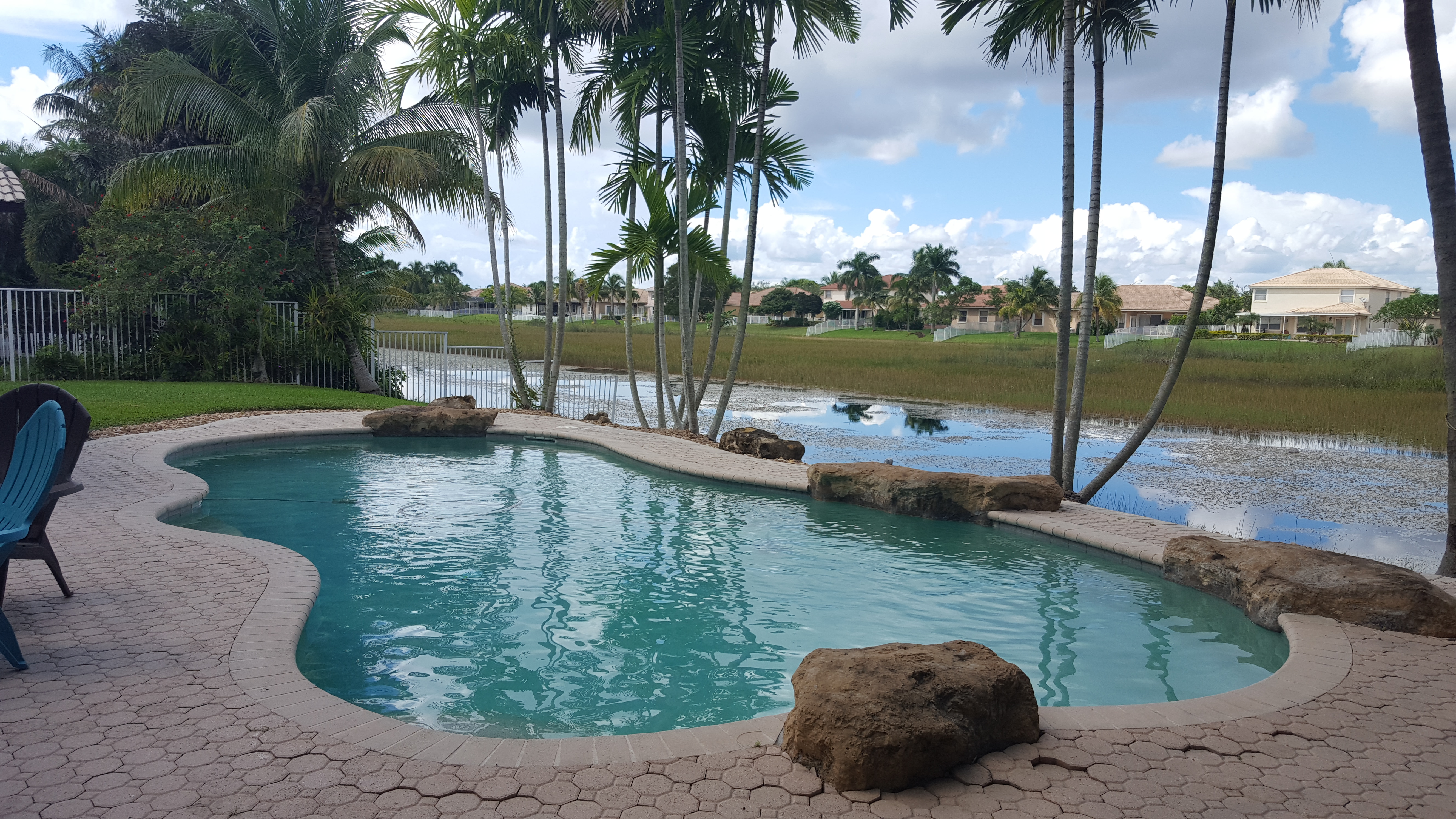 Pool renovation project in Cooper City